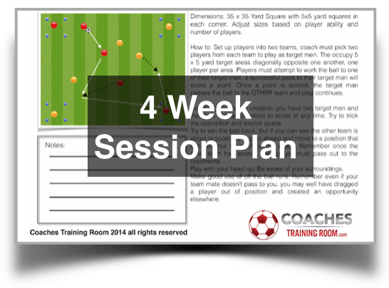 4 week session plan