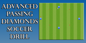 soccer drills advanced passing diamonds soccer sessions