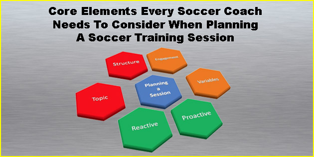 Core Elements Every Soccer Coach Needs To Consider When Planning Soccer Training Sessions