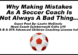 Why Making Mistakes As A Soccer Coach Is Not Always A Bad Thing